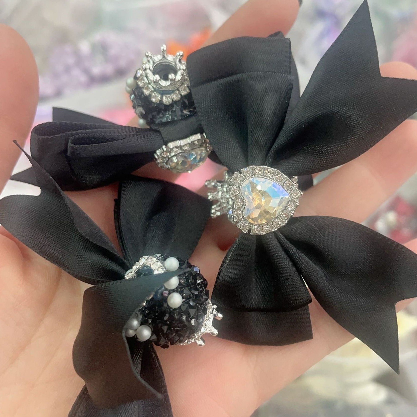 Fashion Crown & Sugar Bow Beads, DIY Phone Charm and Beaded Pen Accessories for Handmade Jewelry Crafts