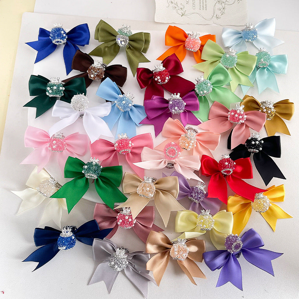 Fashion Crown & Sugar Bow Beads, DIY Phone Charm and Beaded Pen Accessories for Handmade Jewelry Crafts