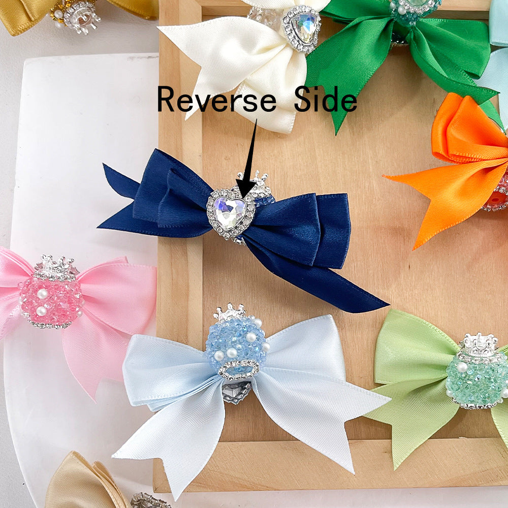 Fashion Crown & Sugar Bow Beads, DIY Phone Charm and Beaded Pen Accessories for Handmade Jewelry Crafts