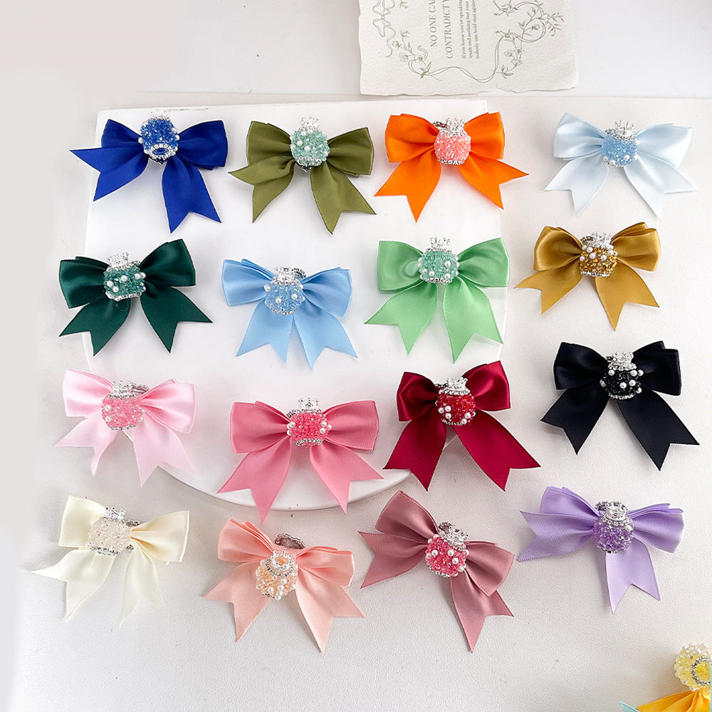 Fashion Crown & Sugar Bow Beads, DIY Phone Charm and Beaded Pen Accessories for Handmade Jewelry Crafts