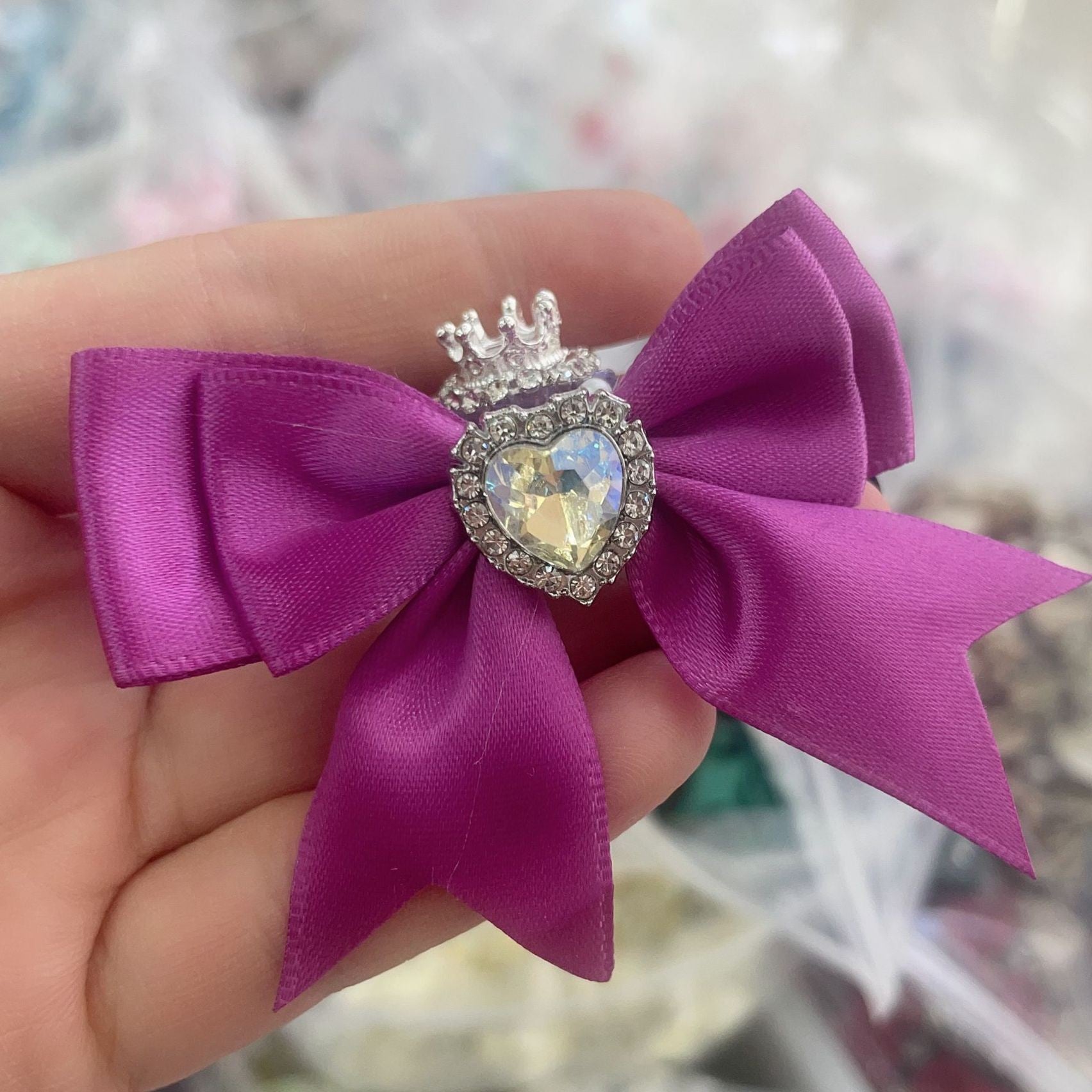 Fashion Crown & Sugar Bow Beads, DIY Phone Charm and Beaded Pen Accessories for Handmade Jewelry Crafts