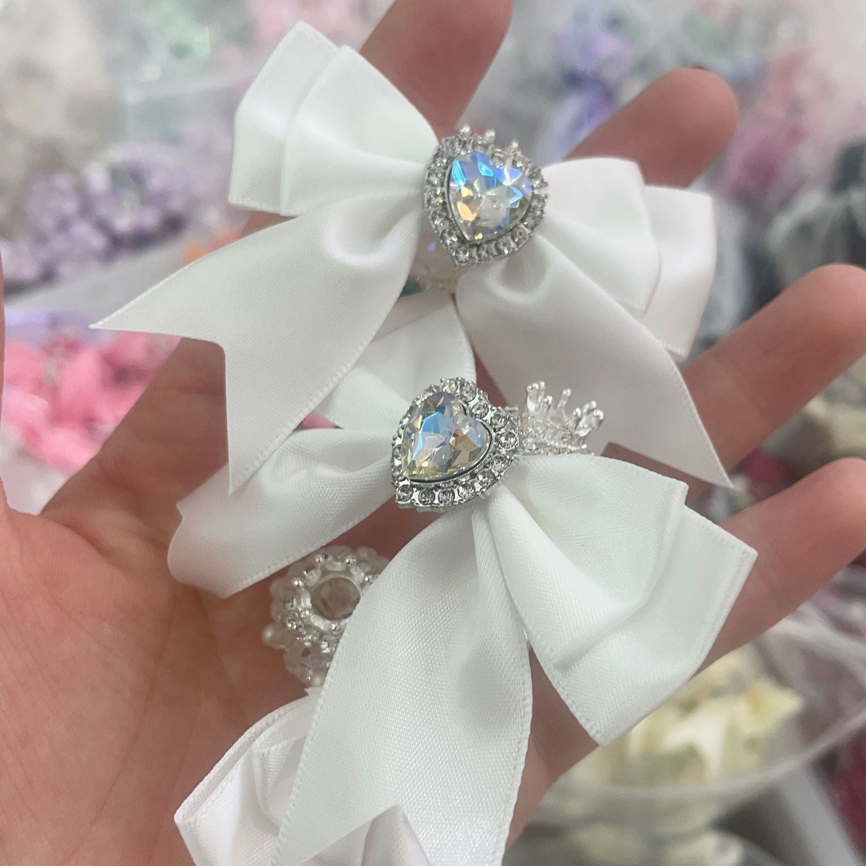 Fashion Crown & Sugar Bow Beads, DIY Phone Charm and Beaded Pen Accessories for Handmade Jewelry Crafts